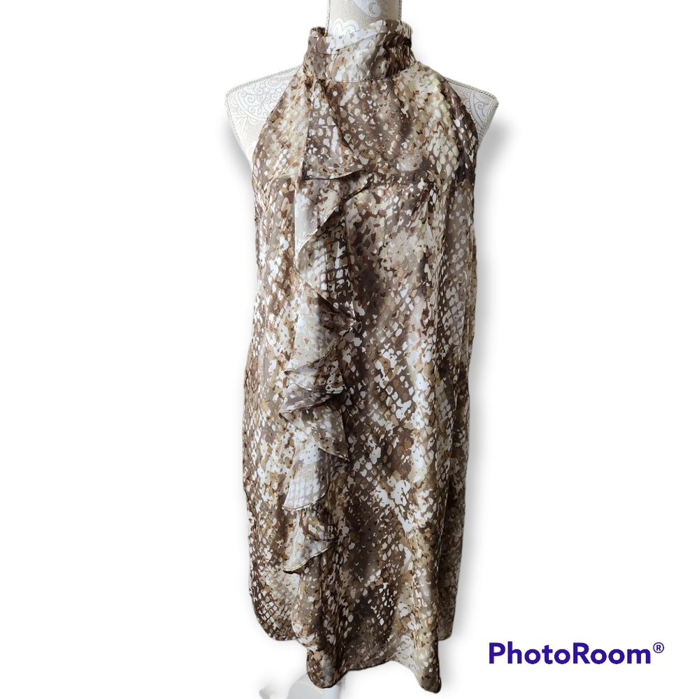 Cato Est 1946 Ruffled shift dress size large